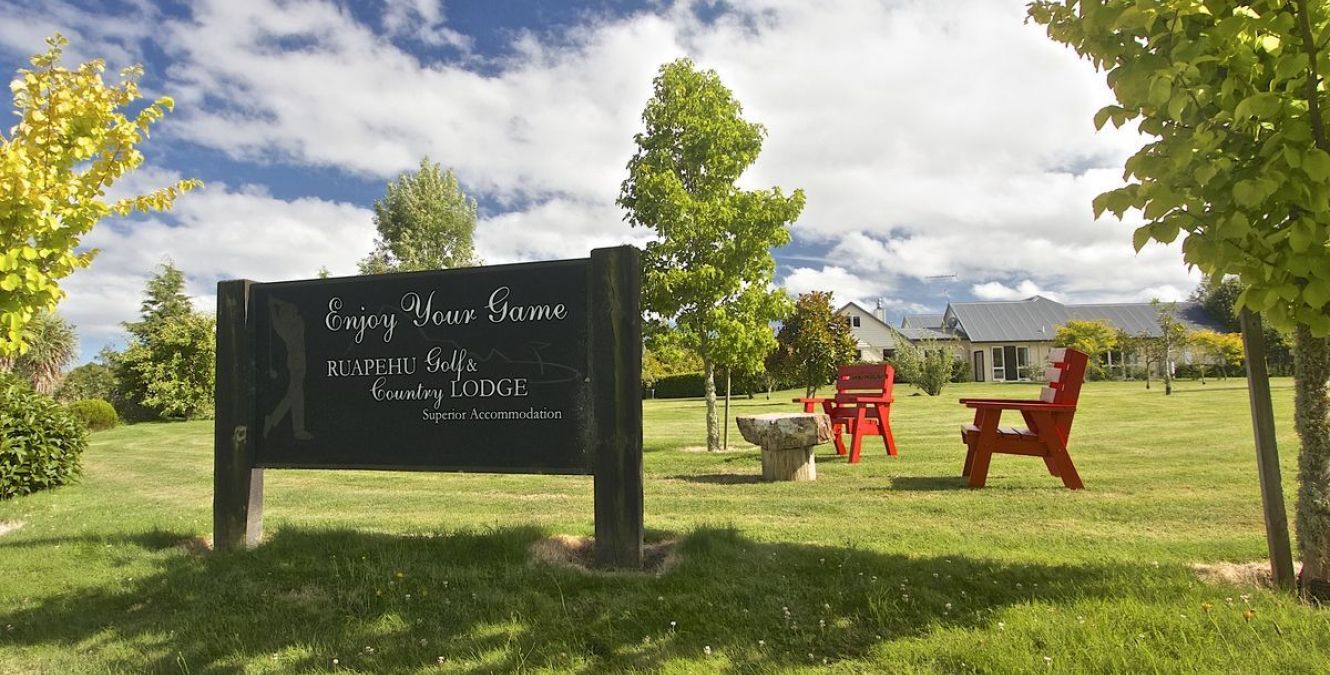 wine | Ruapehu country lodge | chair | sign